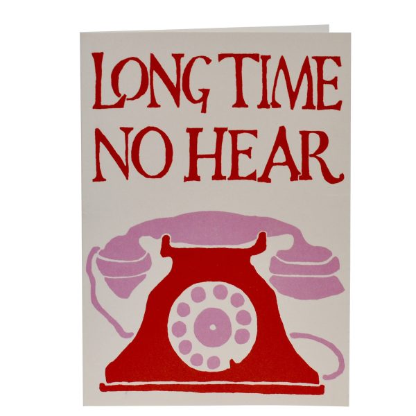 Cambridge Imprint Long Time No Hear card