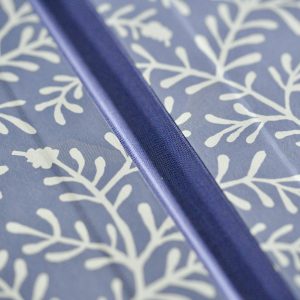 detail of Cambridge Imprint Portfolio covered in Sprig Harebell paper