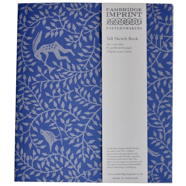 Tall Patterned Softback Sketchbook by Cambridge Imprint