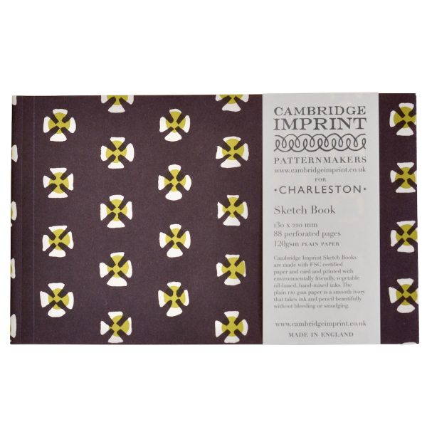 Cambridge Imprint Patterned Sketchbook in Charleston Cross