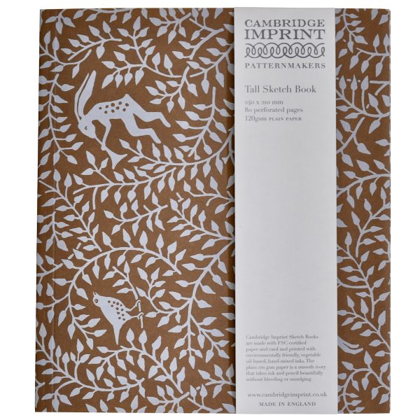 Tall Patterned Softback Sketchbook by Cambridge Imprint