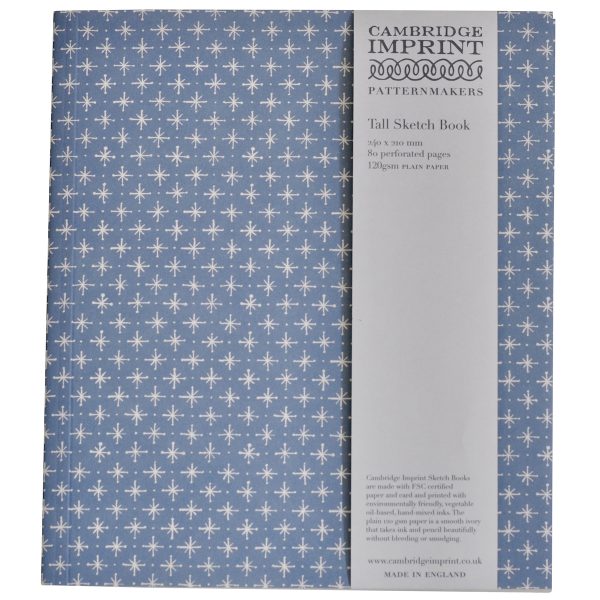 Tall Patterned Softback Sketchbook by Cambridge Imprint