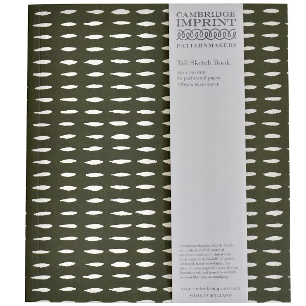 Tall Patterned Softback Sketchbook by Cambridge Imprint