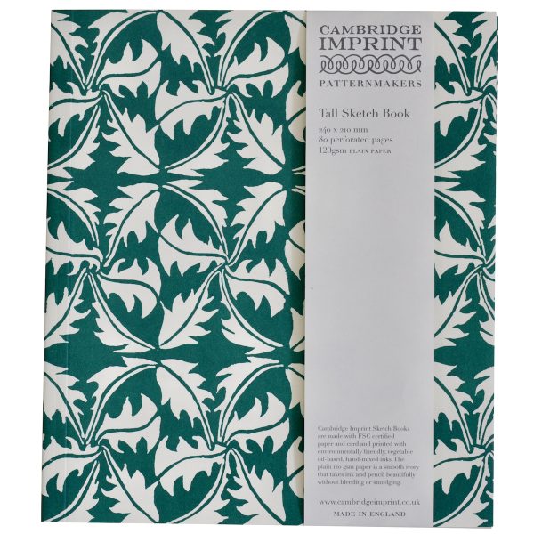 Tall Patterned Softback Sketchbook by Cambridge Imprint