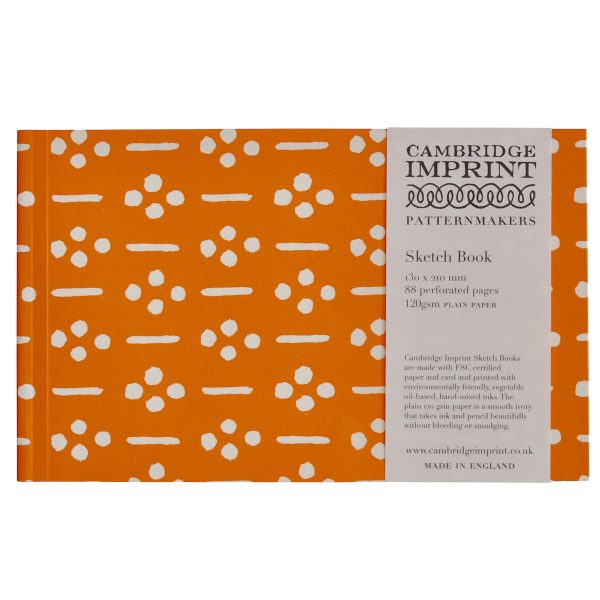 Cambridge Imprint Patterned Sketchbook in Ugizawa Neon