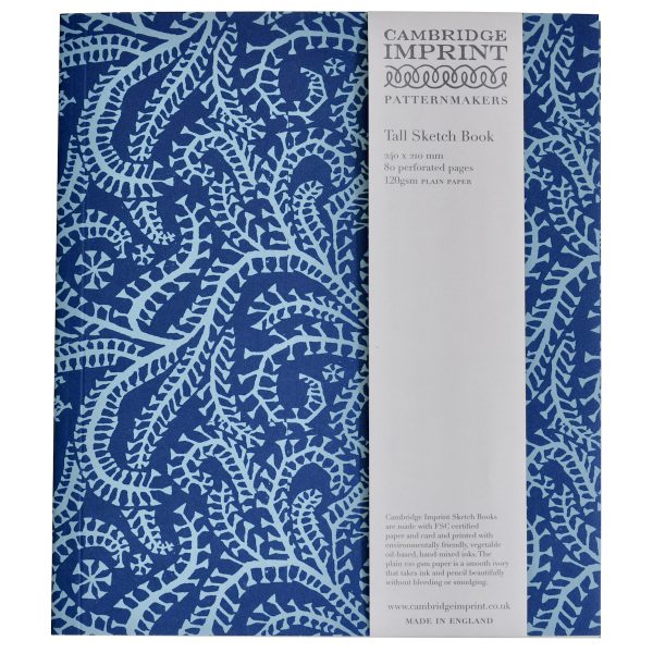 Tall Patterned Softback Sketchbook by Cambridge Imprint