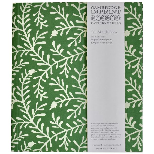 Tall Patterned Softback Sketchbook by Cambridge Imprint