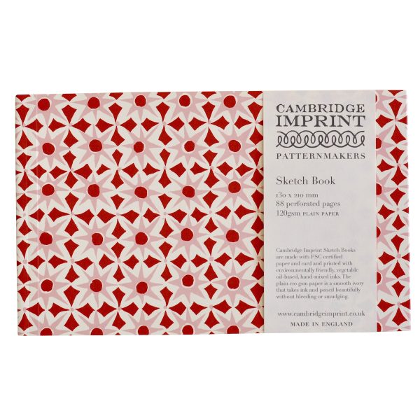 Cambridge Imprint patterned sketchbook