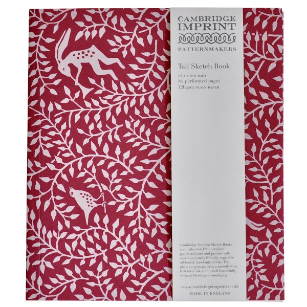 Tall Patterned Softback Sketchbook by Cambridge Imprint