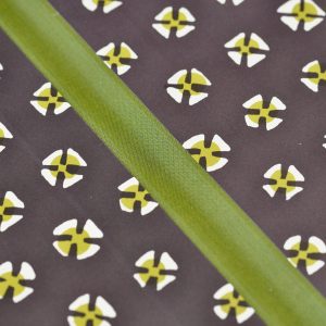 Handmade Portfolio covered in Cambridge Imprint Charleston Cross patterned paper - detail