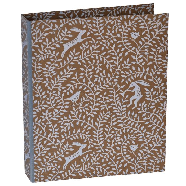 Cambridge Imprint Dancing Hare patterned ring binder