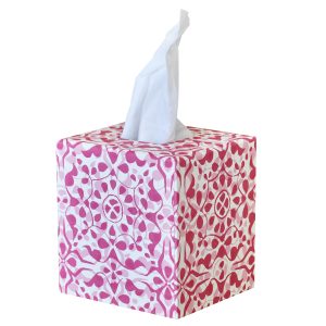 Patterned Tissue Box Cover