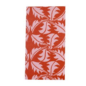 Very Slim List Book with patterned cover in Dandelion Rust and Rose