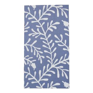 Very Slim List Book with patterned cover in Sprig Harebell