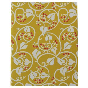 Exercise Book with Piccalilli and Cranberry patterned cover