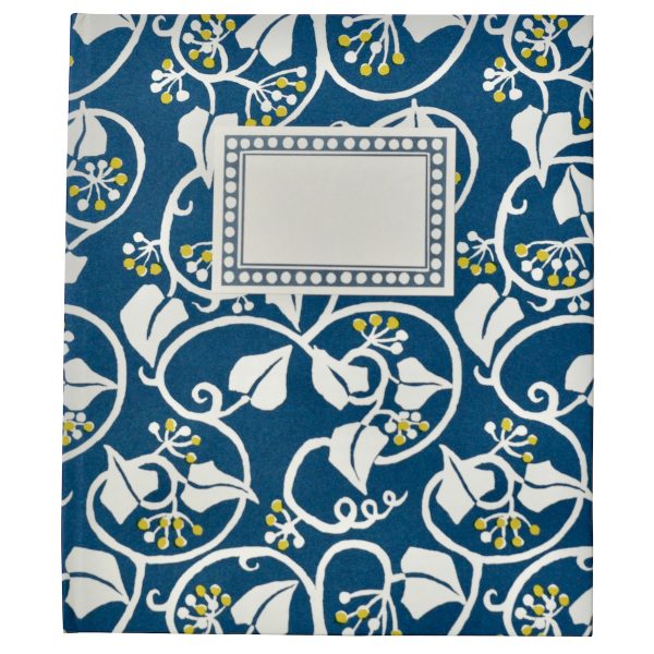 Large Hardback Notebook in Ivy patterned paper