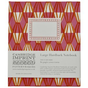 Large Hardback Notebook in Threadwork patterned paper