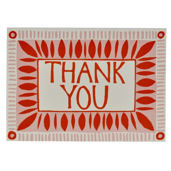 Cambridge Imprint Neon Thank You card