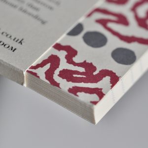 Detail of Square Notebook with Lined Paper by Cambridge Imprint