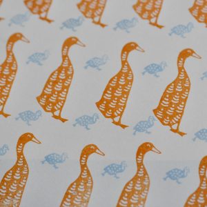 Fancy Duck and Duckling printing blocks