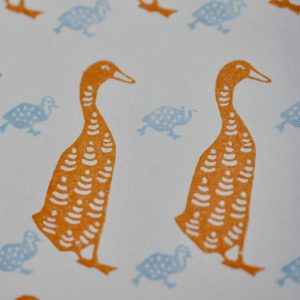 Fancy Duck and Duckling printing blocks