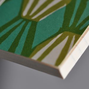 Detail of Square Notebook with Lined Paper by Cambridge Imprint