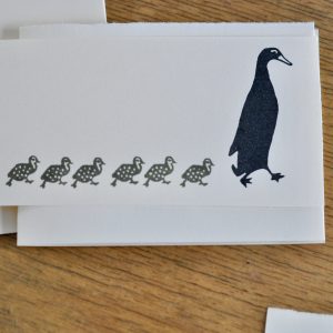 Marching Duck and Duckling printing blocks