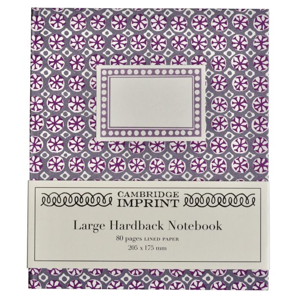 Large Lined Hardback Notebook (Sea Urchin pattern)