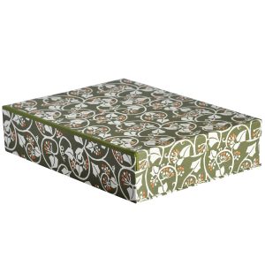 Box File covered in Ivy patterned paper