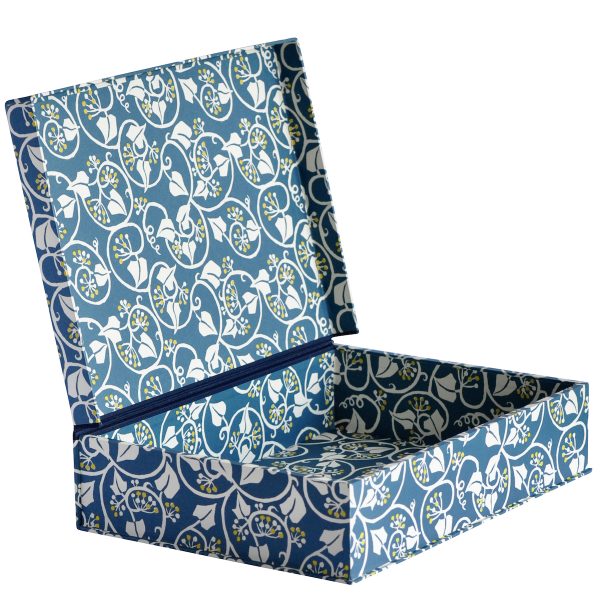 Box File covered in Ivy patterned paper