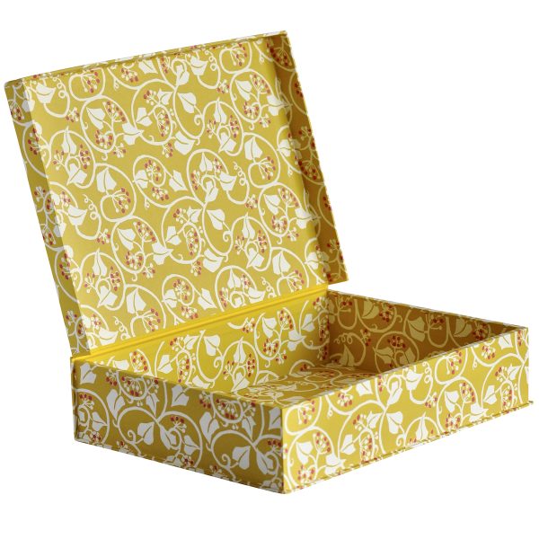 Box File covered in Ivy patterned paper