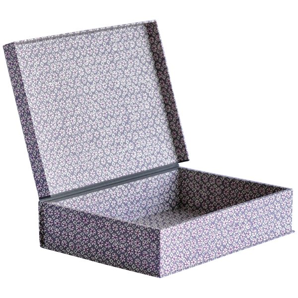 Box File covered in Sea Urchin patterned paper