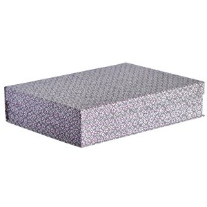 Box File covered in Sea Urchin patterned paper