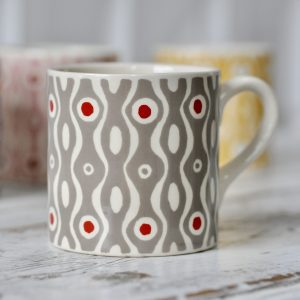 Persephone patterned mug by Cambridge Imprint