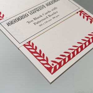 Notecard with Patterned Border by Cambridge Imprint