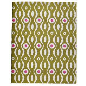 Exercise Book Persephone Bright Olive and Cold Pink