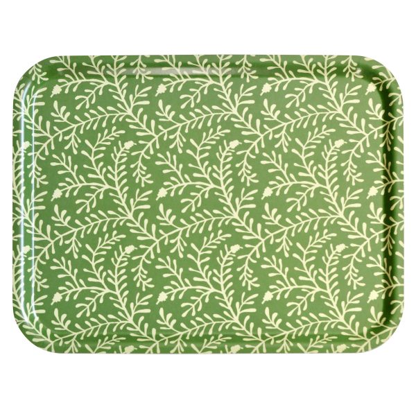 Sprig Pea Green Birch Tray