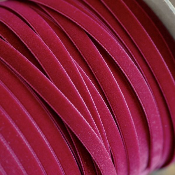 Wine Velvet Ribbon