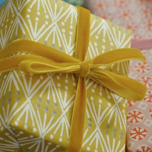 Gold Velvet Ribbon