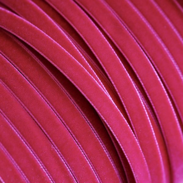 Magenta Velvet Ribbon