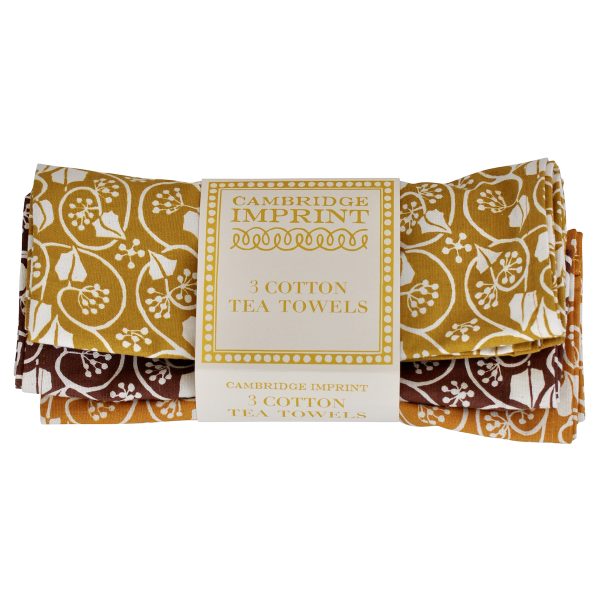 Cambridge Imprint Small Ivy Stripe Tea Towels