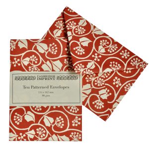 Small Ivy Stripe patterned envelopes