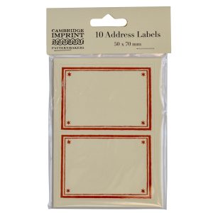 Cambridge Imprint Address Labels