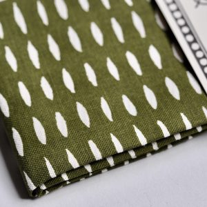 Seed Dark Olive Tea Towel