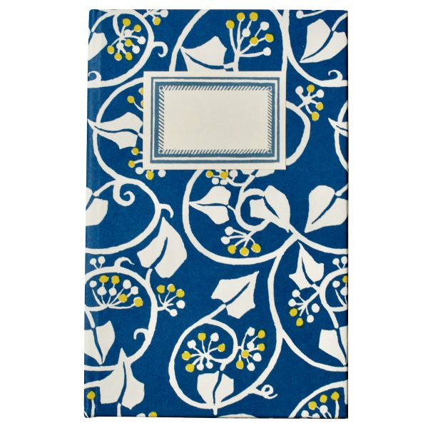 Hardback Notebook covered in Ivy Patterned Paper