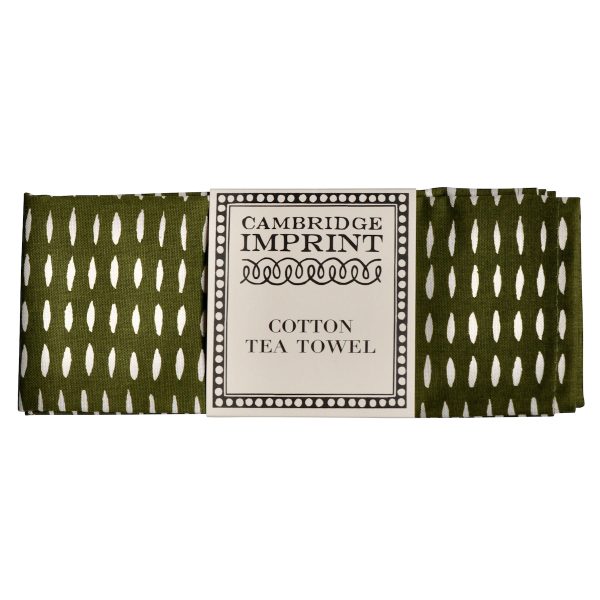 Seed Dark Olive Tea Towel