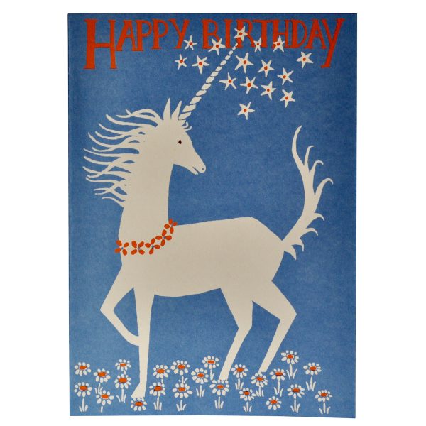 Cambridge Imprint Unicorn card