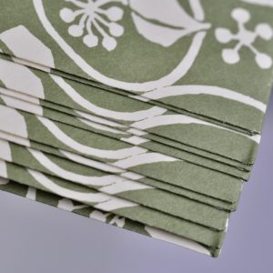 Small Ivy Stripe patterned envelopes