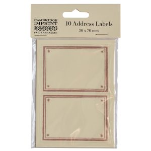 Cambridge Imprint Address Labels