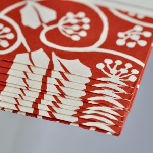 Small Ivy Stripe patterned envelopes